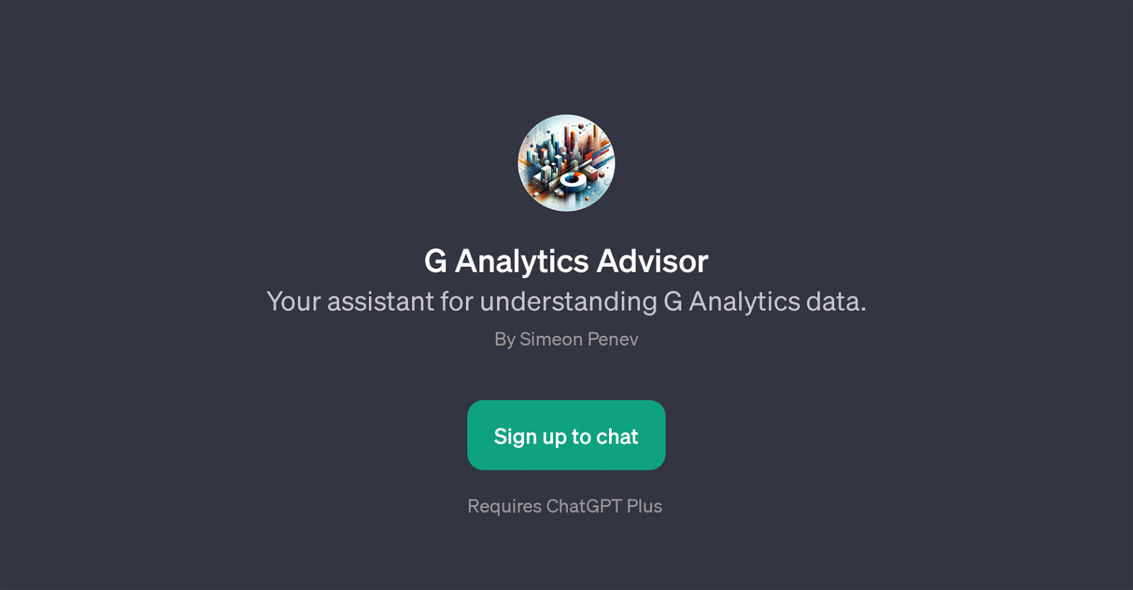 G Analytics Advisor website