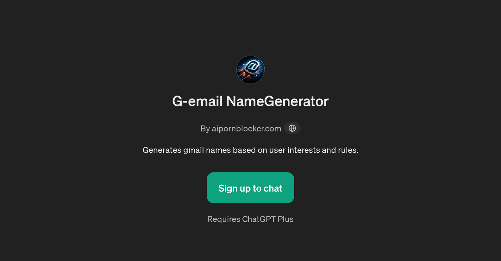 G-email NameGenerator website