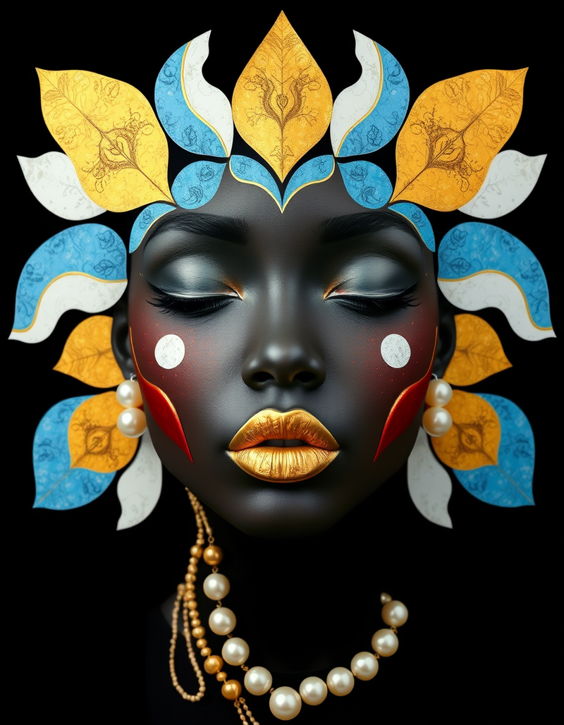 a-huge-artwork-combines-abstract-and-plastic-art generated image