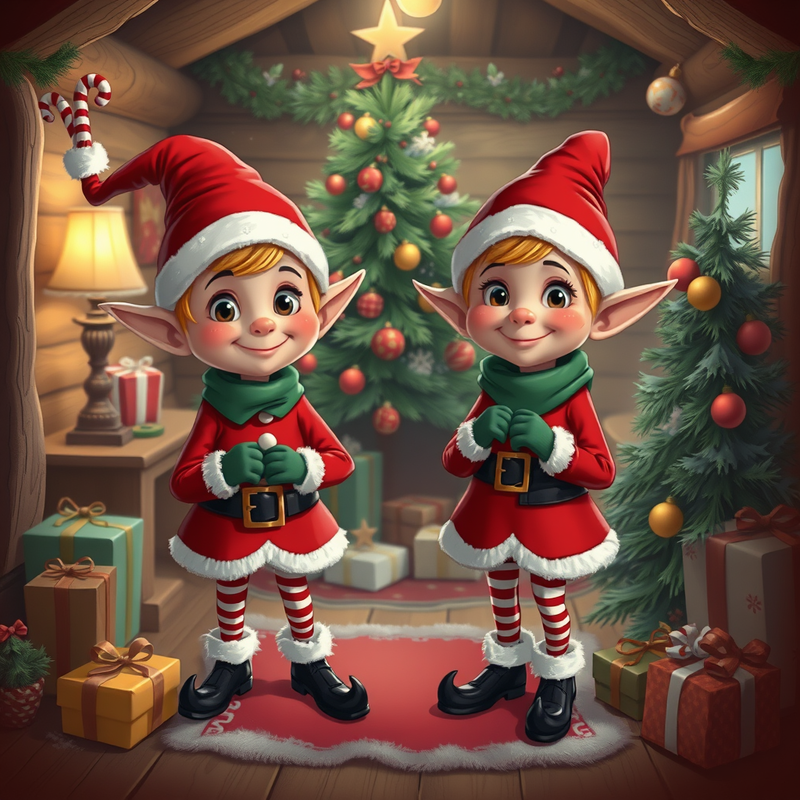 a-plethora-of-christmas-elves generated image