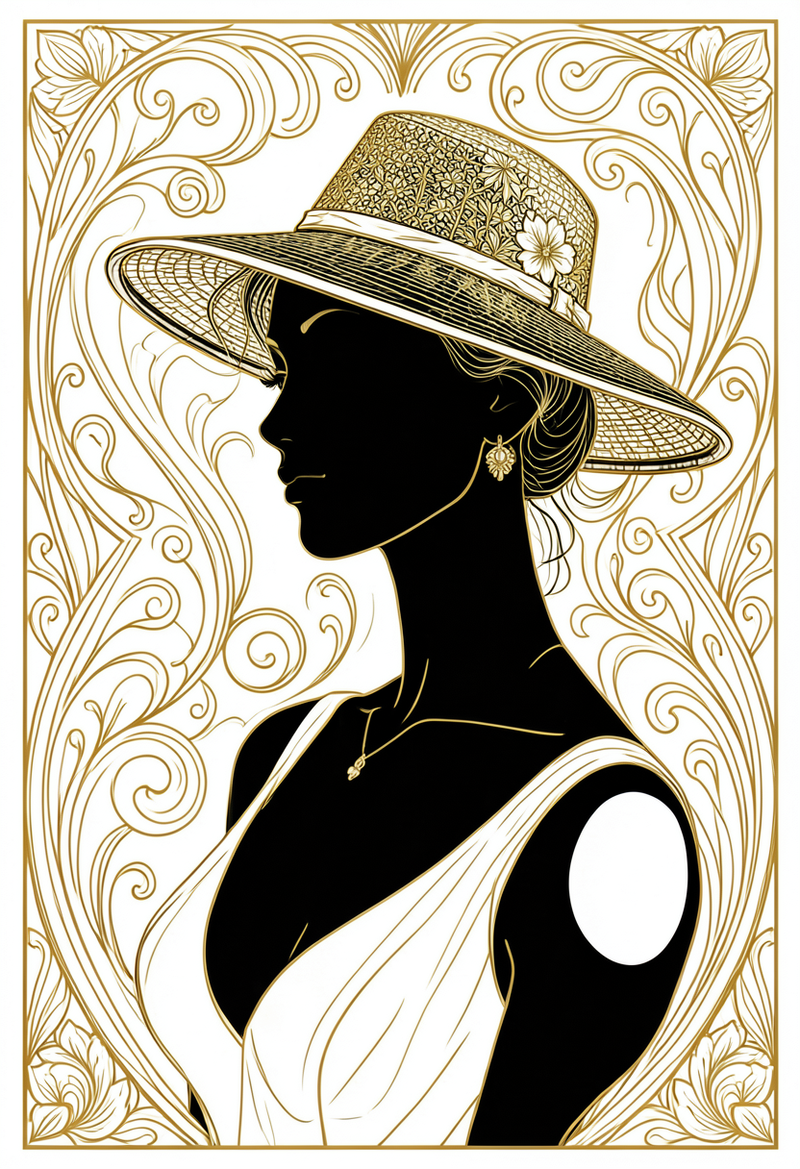 abstract-line-art generated image