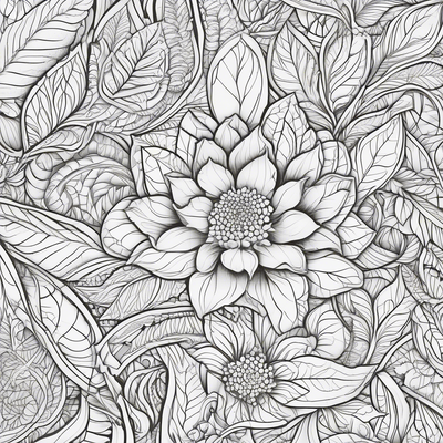 Adult coloring page generator - AI Tool by @declanmcrory