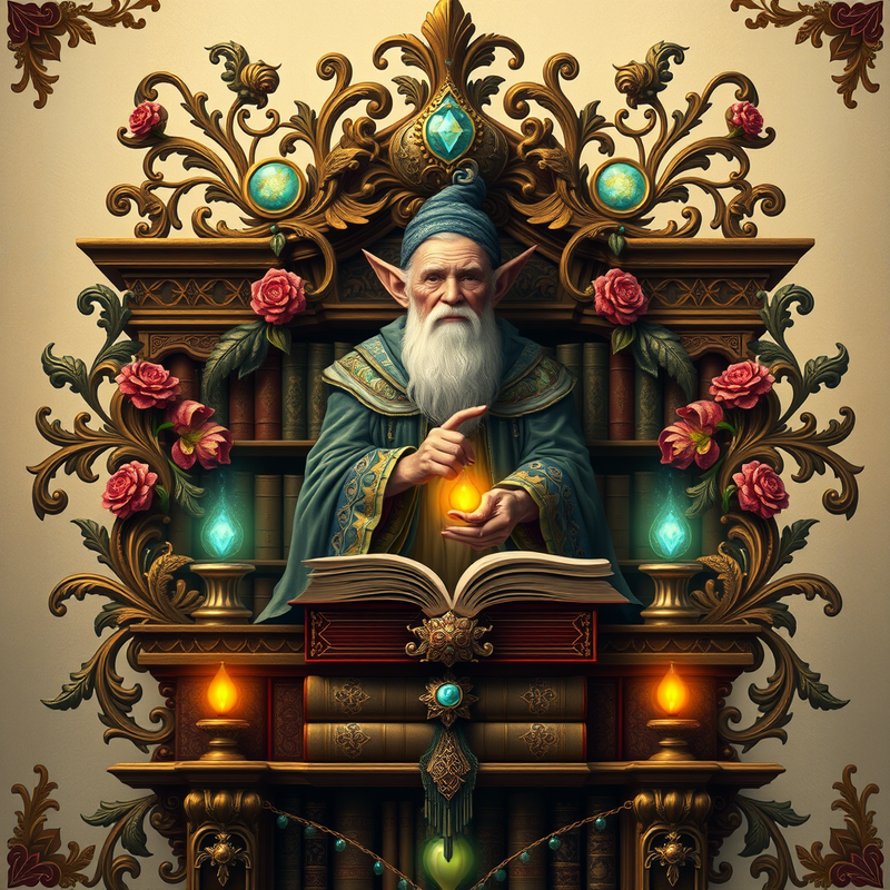 artistic-ornamental-portrait generated image