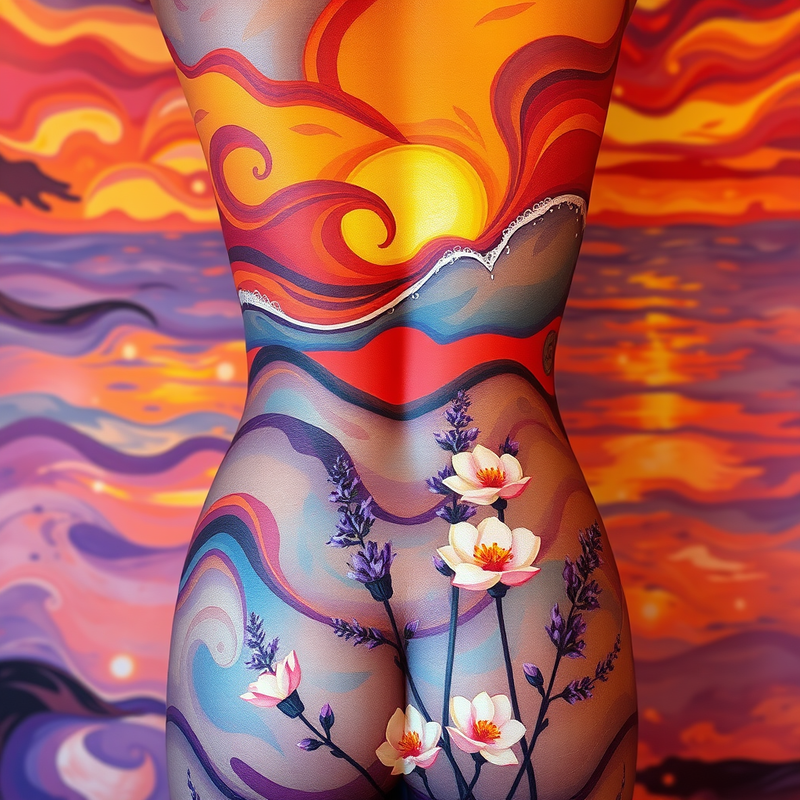 body-painting-art generated image
