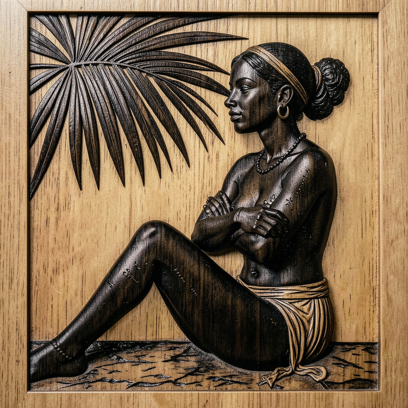 carved-wood generated image