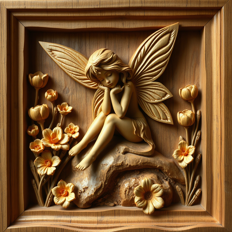 carved-wood generated image