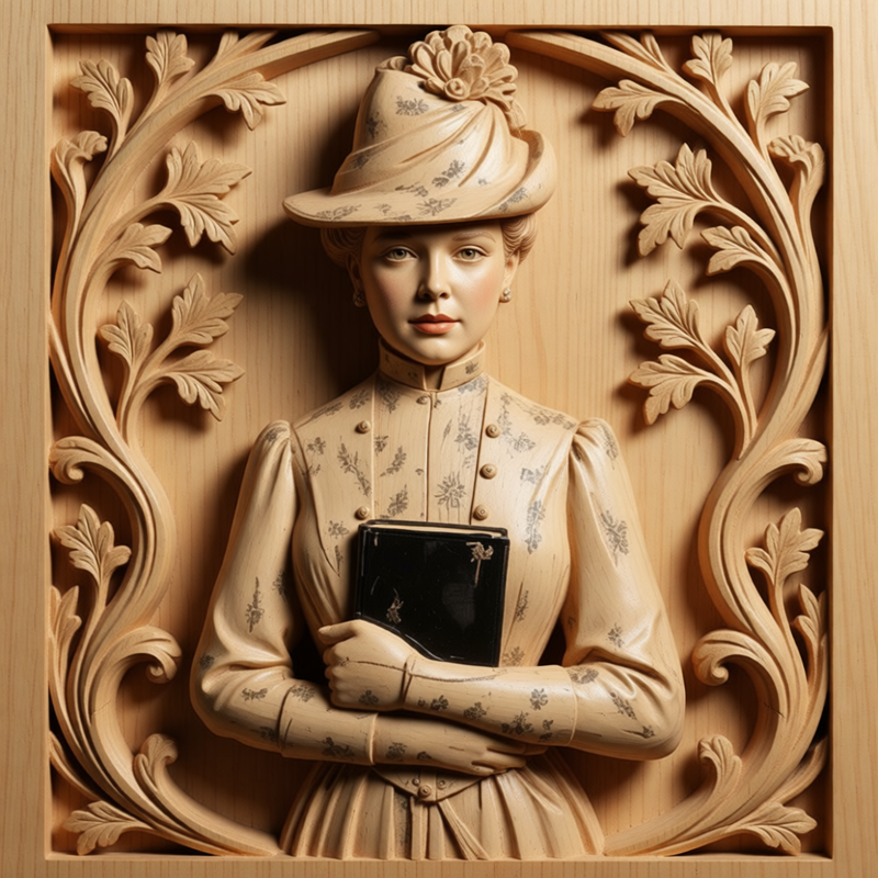 carved-wood generated image