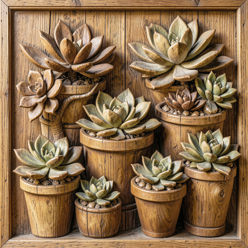 carved-wood generated image