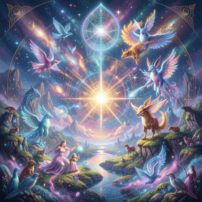 celestial-metaphysical-fantasy-art generated image