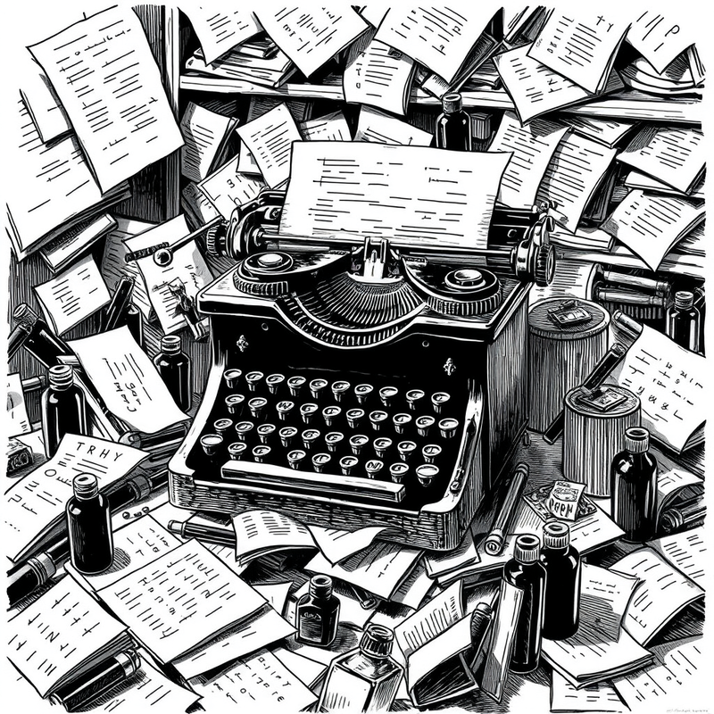 detailed-black-vector generated image