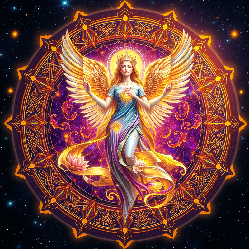 divine-harmony-a-celestial-in-mandala-art generated image