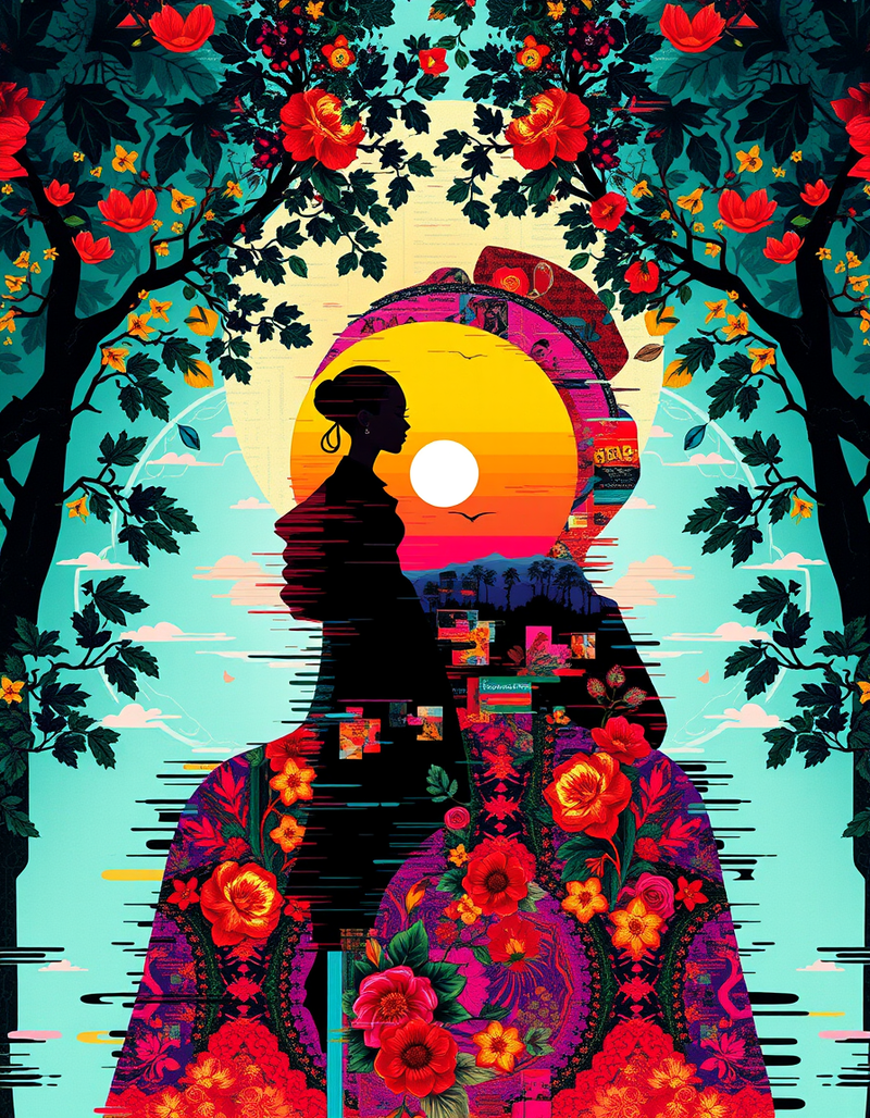 glitchcore generated image