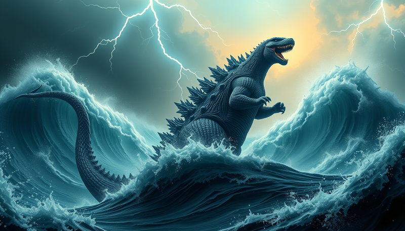 godzilla-wallpaper-creator generated image