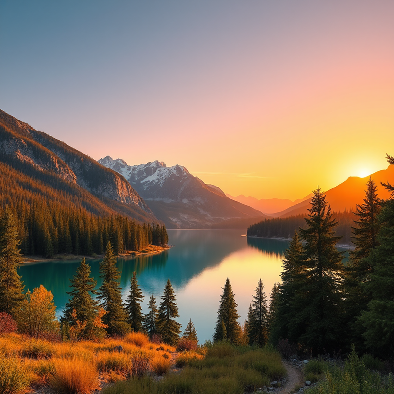 gradient-nature-illustrations generated image