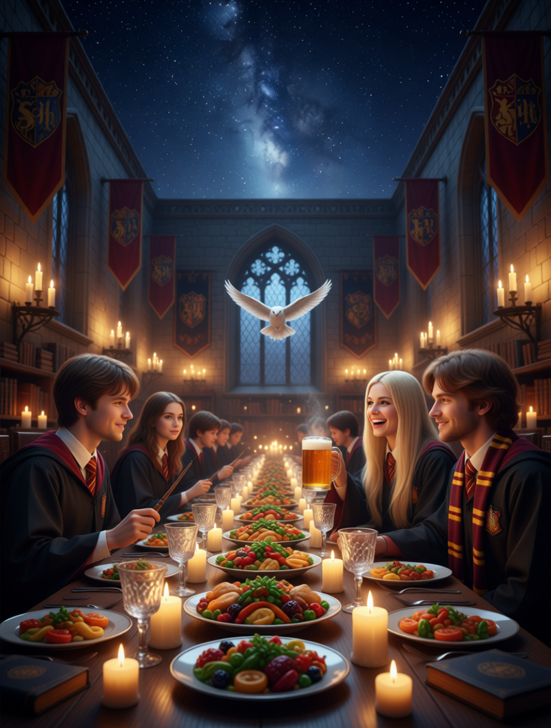 great-hall-feast-cinematic-hyper-realism generated image