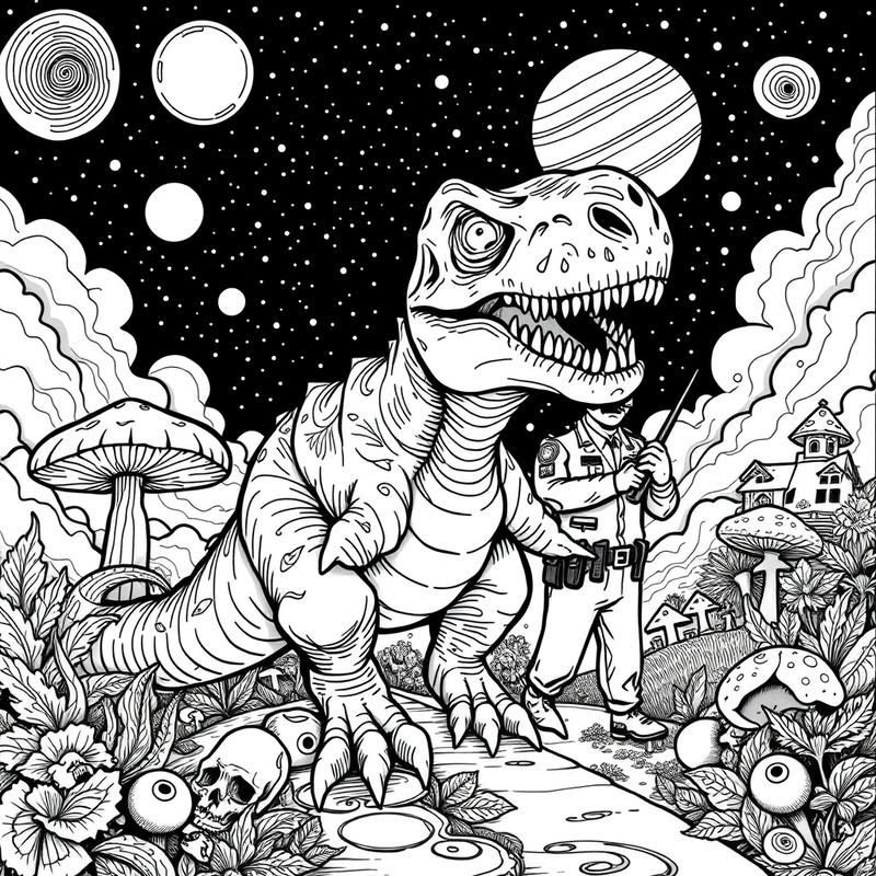 hippy-trippy-color-sheets generated image