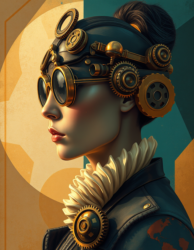 hyper-detailed-steampunk-portrait generated image