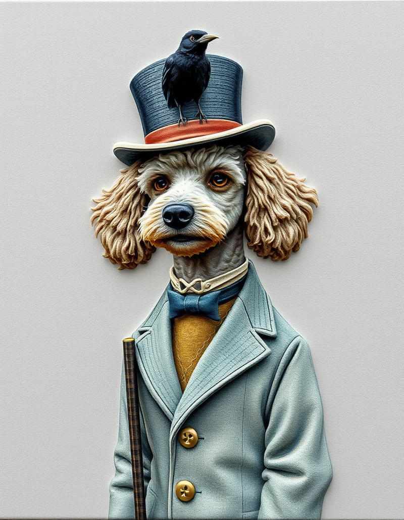 hyperrealistic-embossed-art generated image