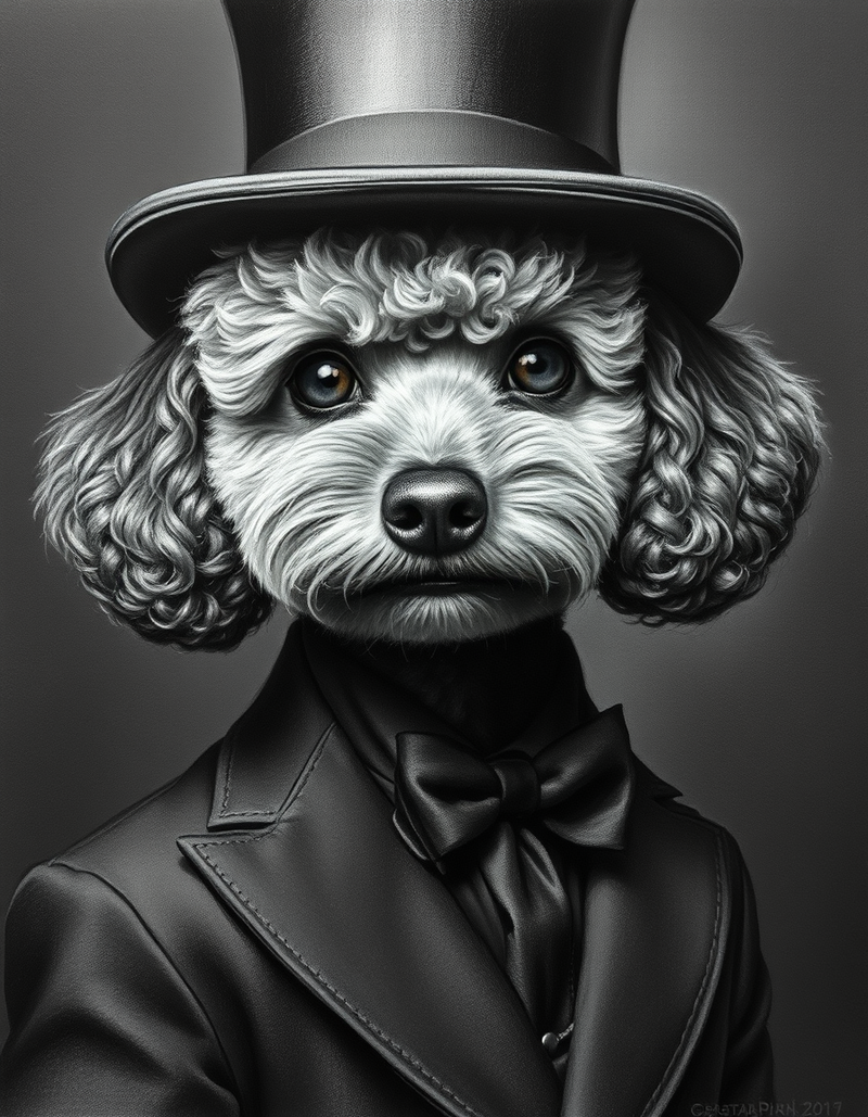 masterful-charcoal-portrait generated image