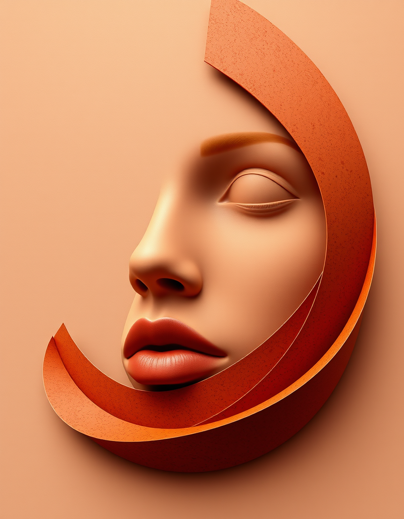 minimalist-colorful-wildflower-art generated image