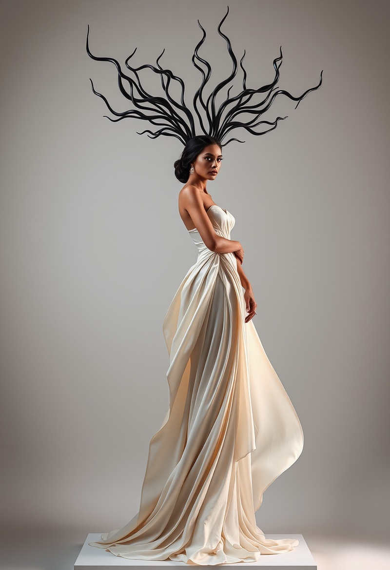 modern-metal-sculpture generated image