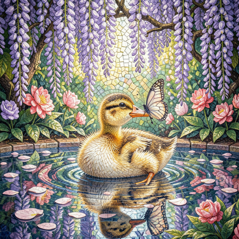 mosaic-panel generated image