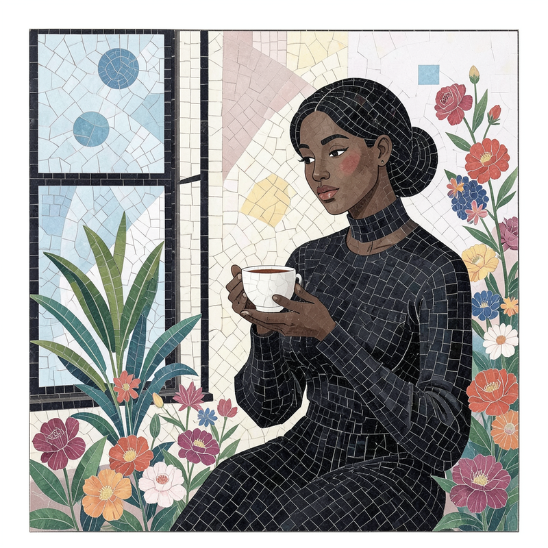 mosaic-panel generated image