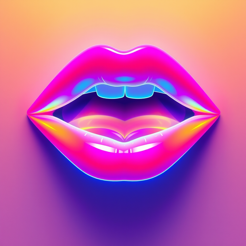 neon-surreal-minimalist generated image