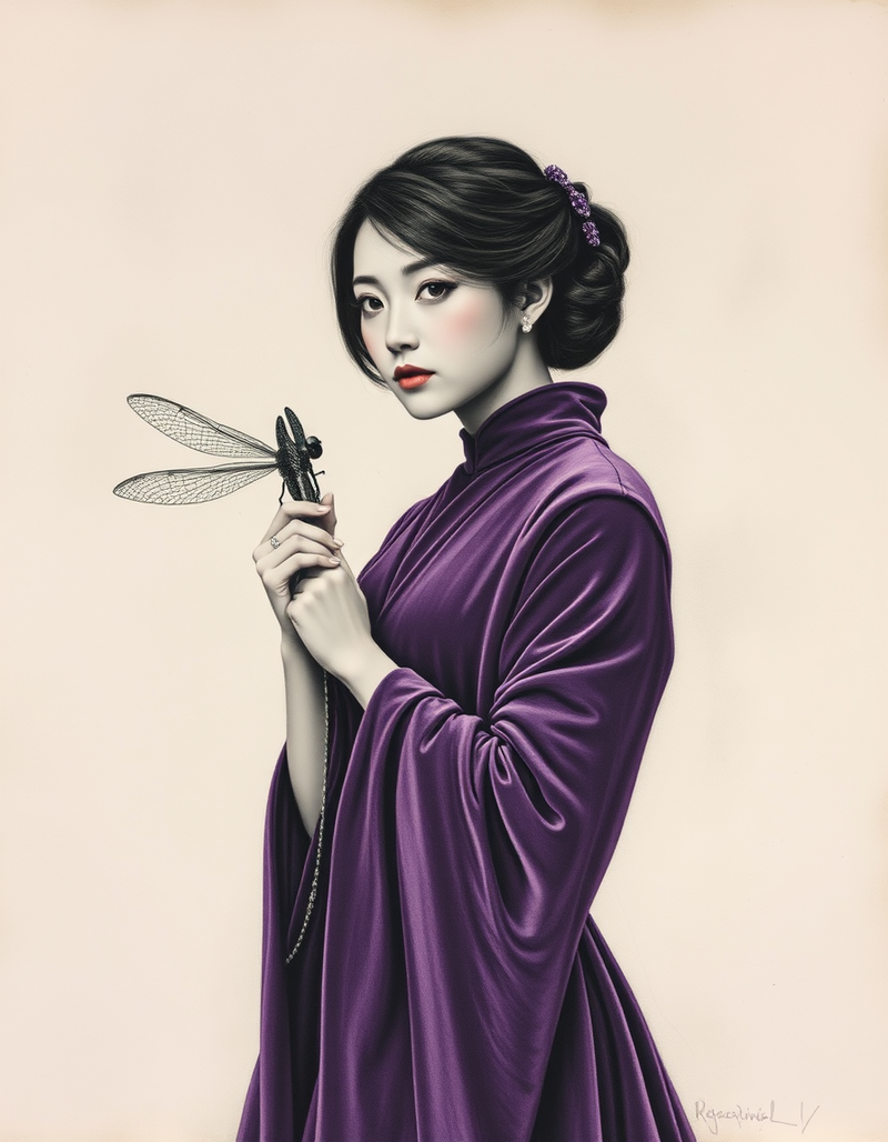 old-charcoal-portrait generated image