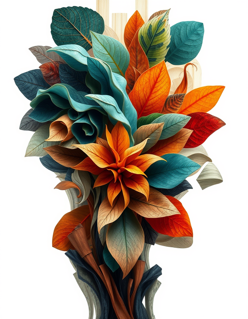 organic-abstract-collection-ai generated image