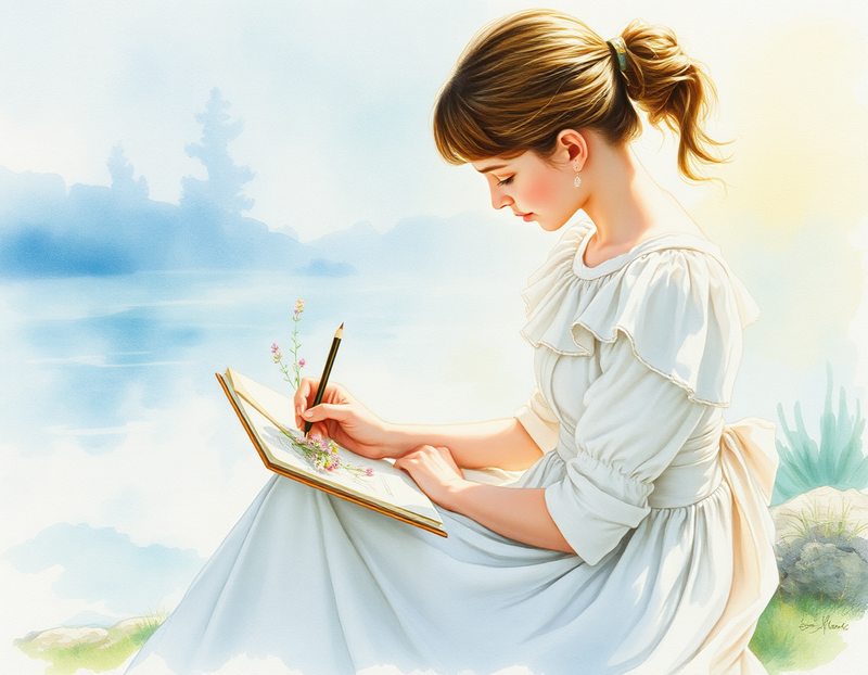 pastel-sketch generated image