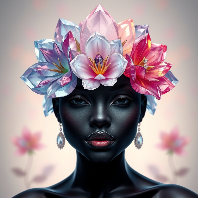 perfect-crystal-flowers-generator generated image