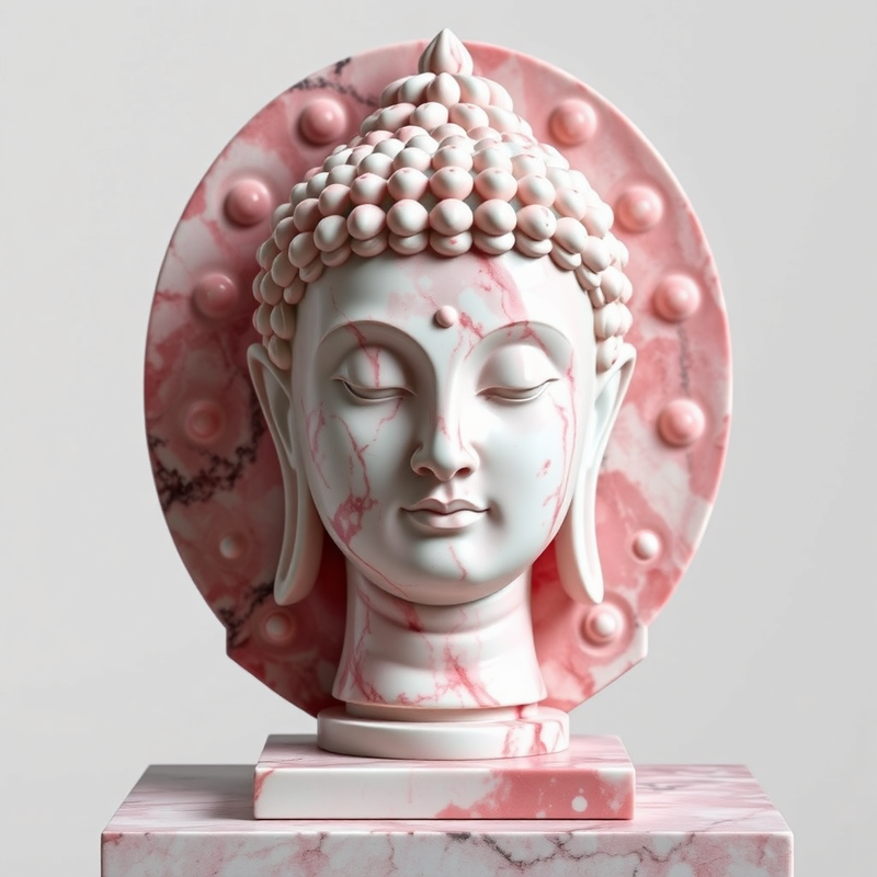 pink-marble generated image