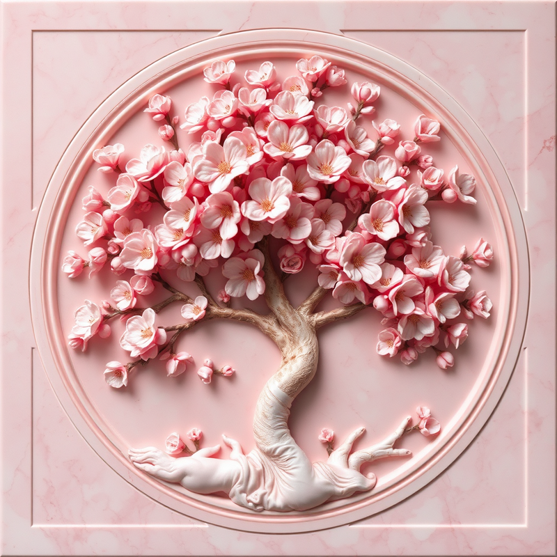 pink-marble generated image