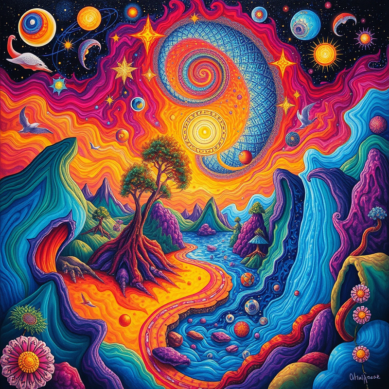 psychedelic-artwork generated image