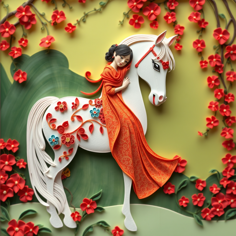 quilling-art-designer generated image