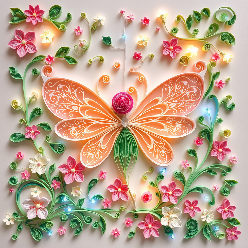 quilling-art-designer generated image