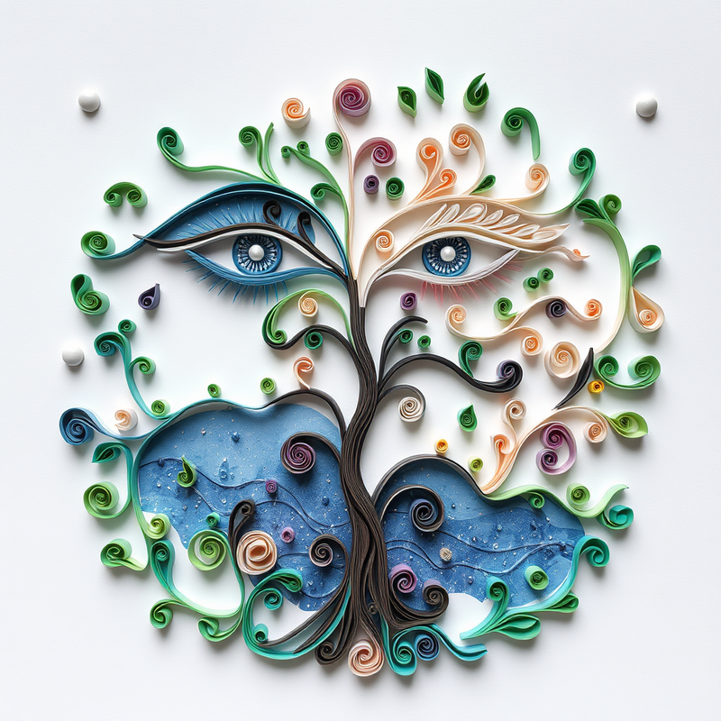 quilling-art-designer generated image