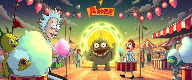 rick-and-morty generated image