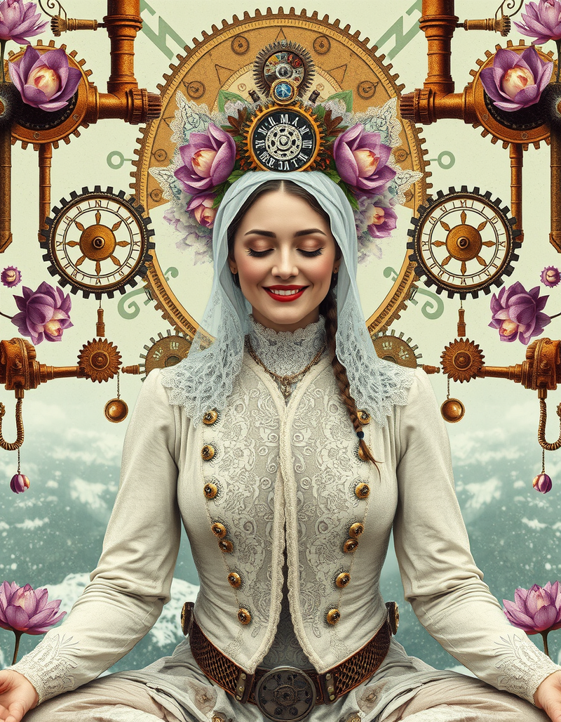 steampunk-wallpaper generated image