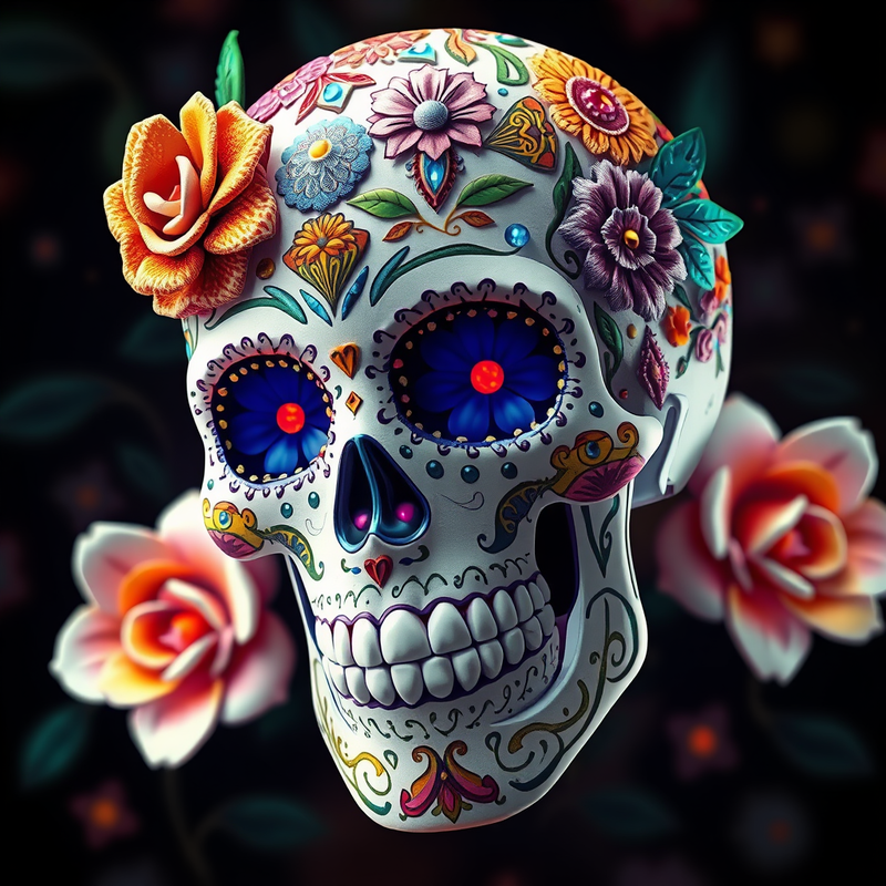 sugar-skulls generated image