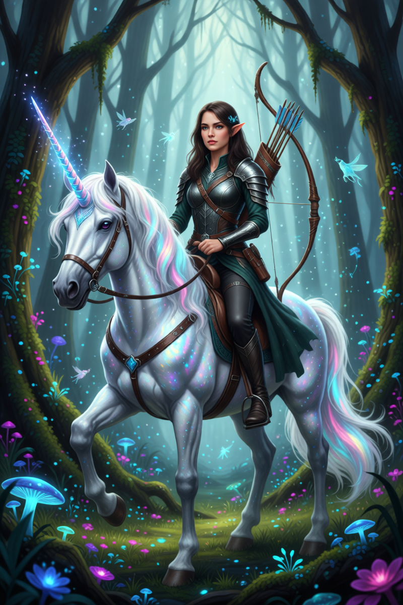 yourself-sitting-on-a-unicorn generated image