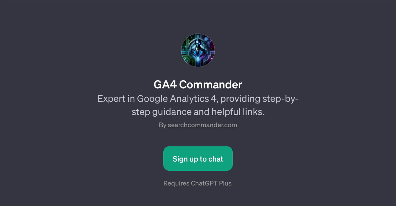 GA4 Commander website