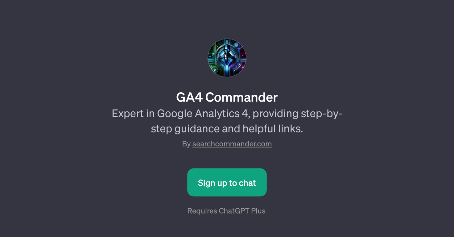 GA4 Commander website