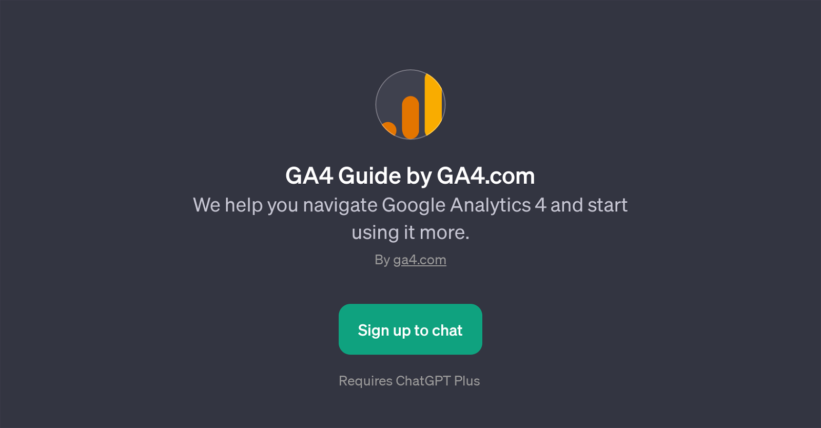 GA4 Guide by GA4.com website