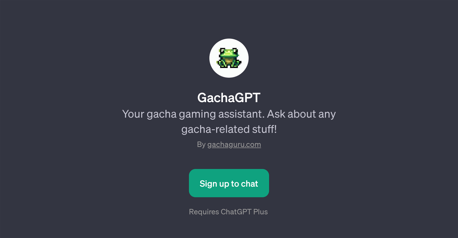 GachaGPT website