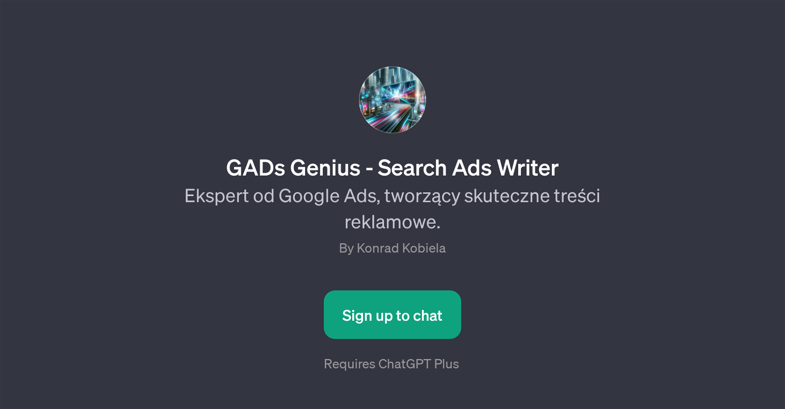 GADs Genius - Search Ads Writer website
