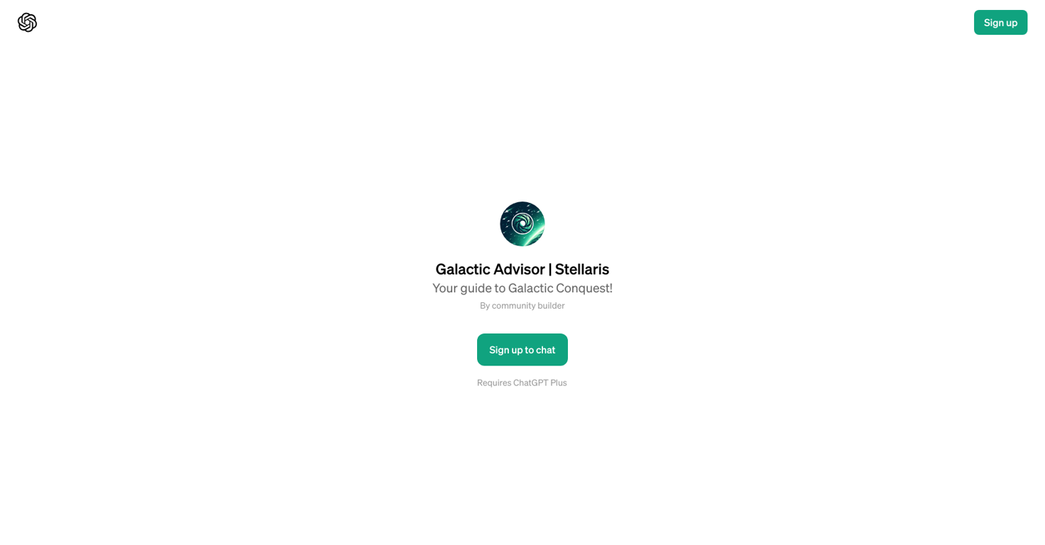 Galactic Advisor - Stellaris website