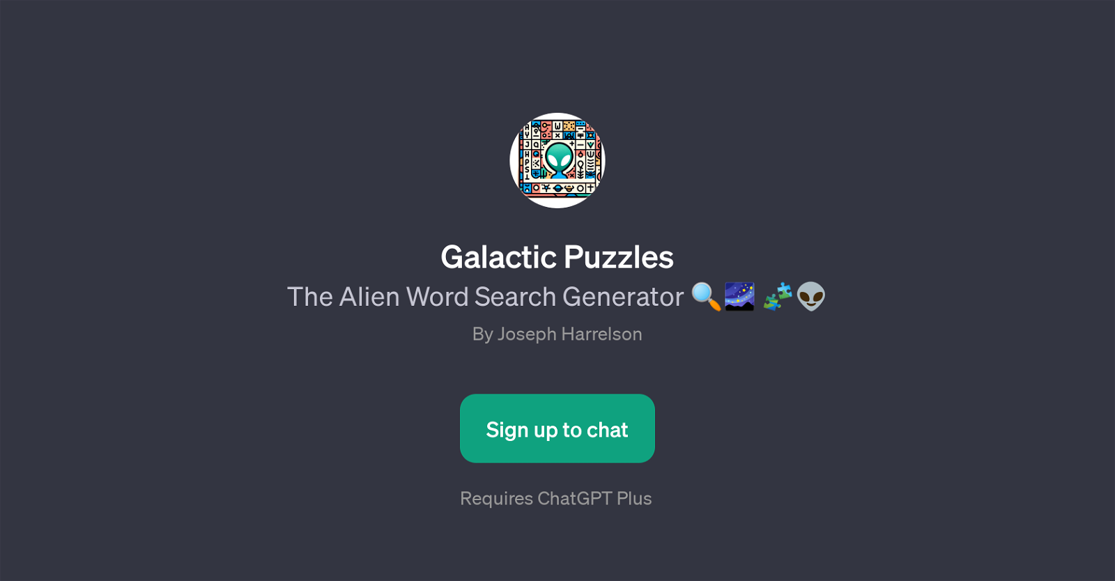 Galactic Puzzles website