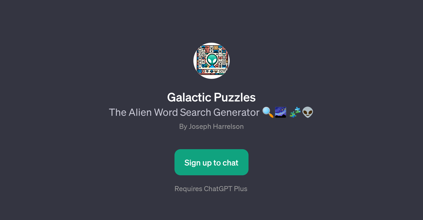 Galactic Puzzles website
